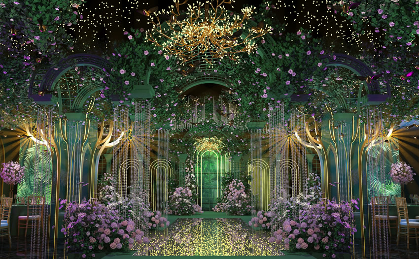 静海奇妙森林婚礼堂效果展示